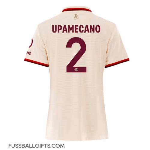 Bayern Munich Dayot Upamecano #2 Fußballbekleidung 3rd trikot Damen 2024-25 Kurzarm